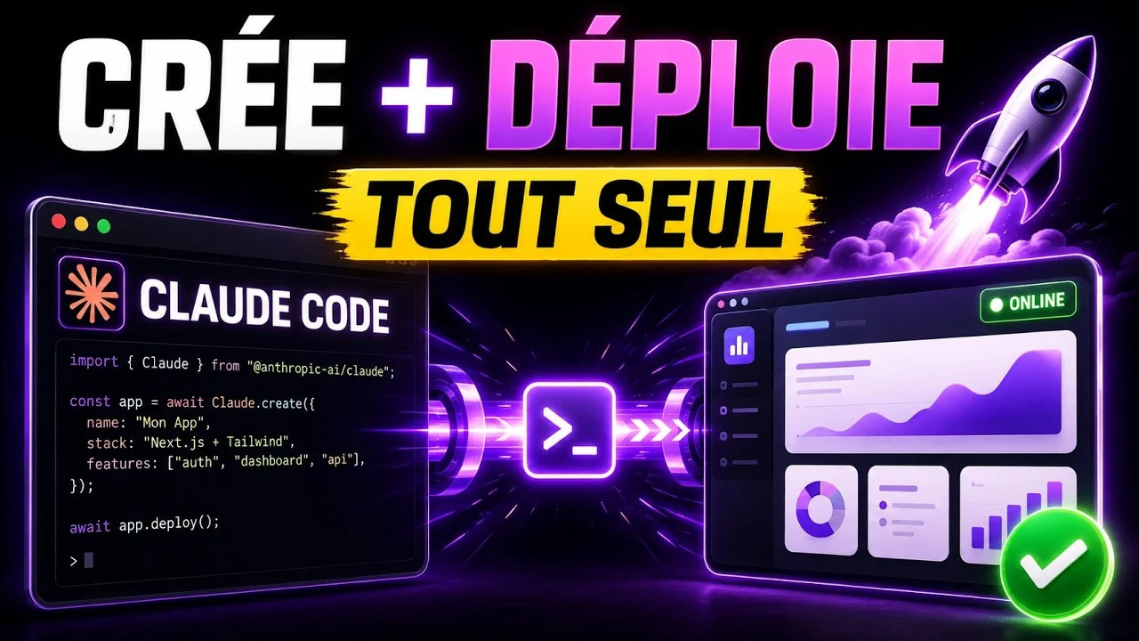 Claude Code peut maintenant CRÉER et DÉPLOYER ton app tout seul