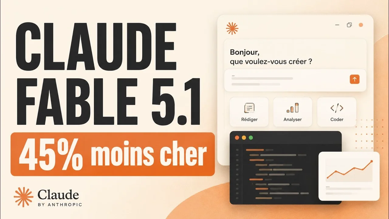 Claude Fable 5.1 : 45% MOINS CHER ?