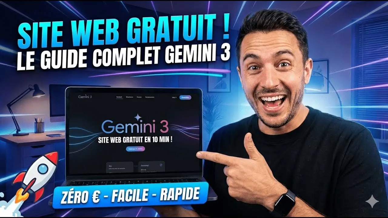 Créer un site web GRATUITEMENT avec Gemini 3 Pro : le guide complet