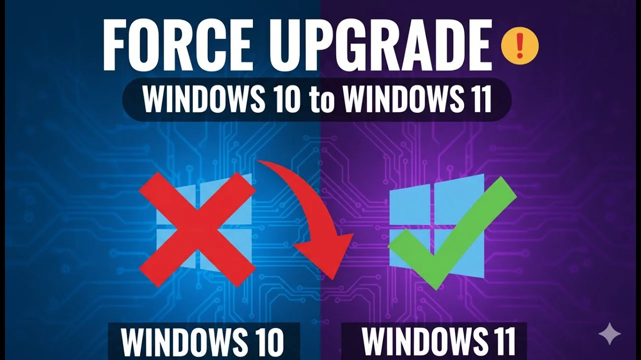Forcer la mise à niveau vers Windows 11 sur un PC non compatible