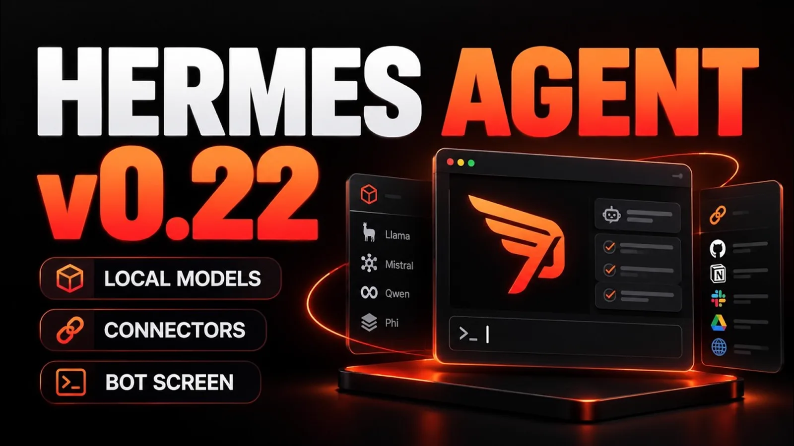 Hermes Agent 0.22 : onboarding sans clé API, modèles locaux et 600 plugins