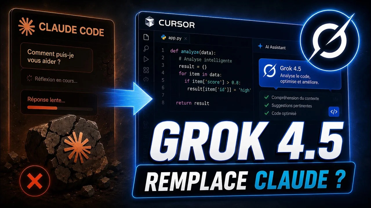 J’ai remplacé Claude Code par Grok 4.5 dans Cursor