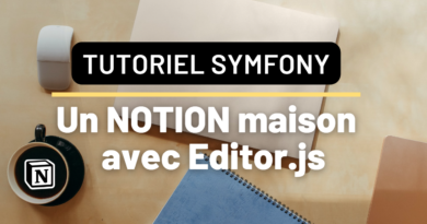 Un NOTION maison avec Symfony 6 et Editor.js